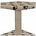 Albero Per Gatti E Tiragraffi Sisal 55 Cm Zampe Stampate Beige - Foto miniatura 6