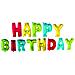 Procos - Palloncini Alluminio Happy Birthday Multicolor - Foto miniatura 1