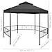 Gazebo Da Giardino 323x275x265 Cm Antracite - Foto miniatura 11