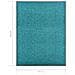 Zerbino Lavabile Ciano 90x120 Cm - Foto miniatura 5