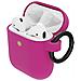 Custodia Protettiva Airpods 2ND / 1ST GEN Cuffie Rosa PVC - Foto miniatura 1