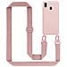Catena Di Telefoni Cellulari Compatibile Con Samsung Galaxy A40 In Liquid Rosa - Coperchio Di Protezione In Silicone Con Cordino Regolabile In Lunghezza - Foto miniatura 1