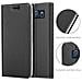 Custodia Compatibile Con Samsung Galaxy Note 5 In Classy Nero - Coperchio Protettiva Con Chiusura Magnetica, Funzione Stand E Tasca Per Le Carte - Foto miniatura 6