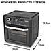 Friggitrice FRE-SS-10490 Capacità 18 Litri 1500 Watt Colore Nero - Foto miniatura 5