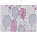 Telo Arredo Multiuso Linea Pensieri Delicati In Cotone Disegno Palloncini Matrimoniale Rosa - Foto miniatura 4