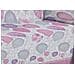 Telo Arredo Multiuso Linea Pensieri Delicati In Cotone Disegno Palloncini Matrimoniale Rosa - Foto miniatura 5