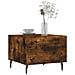 Tavolini Salotto 2 Pz Rovere Fumo 50x50x40cm Legno Multistrato - Foto miniatura 3