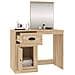 Toeletta Specchio Rovere Sonoma 90x50x132,5cm Legno Multistrato - Foto miniatura 7