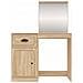 Toeletta Specchio Rovere Sonoma 90x50x132,5cm Legno Multistrato - Foto miniatura 8