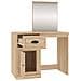Toeletta Specchio Rovere Sonoma 90x50x132,5cm Legno Multistrato - Foto miniatura 9