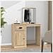 Toeletta Specchio Rovere Sonoma 90x50x132,5cm Legno Multistrato - Foto miniatura 1