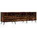 Mobile Porta Tv Rovere Fumo 150x30x44,5 Cm In Legno Multistrato - Foto miniatura 2