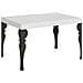 Tavolo Allungabile 90x130/234 Cm Paxon Telaio Antracite - Bianco Frassino - Foto miniatura 1