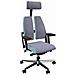 Sedia Ufficio Con Poggiatesta Xilium Duo Traslak X-move Grigio - Foto miniatura 1