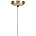 Lampadario Mahanadi Metallo Ottone - Foto miniatura 6