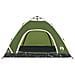 Tenda Da Campeggio 4 Persone Verde A Rilascio Rapido - Foto miniatura 6