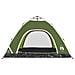 Tenda Da Campeggio 4 Persone Verde A Rilascio Rapido - Foto miniatura 7