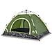 Tenda Da Campeggio 4 Persone Verde A Rilascio Rapido - Foto miniatura 1