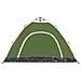 Tenda Da Campeggio 4 Persone Verde A Rilascio Rapido - Foto miniatura 10