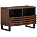 Mobile Porta Tv Marrone 70x34x46 Cm In Legno Massello Di Mango - Foto miniatura 1
