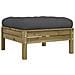 Set Divani Giardino 10 Pz Con Cuscini Legno Impregnato Di Pino - Foto miniatura 5