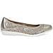 Taupe Sue Met Casual Closed Ballerinas Ballerine Pelle Scarpe Donna Oro Eu 36, 9-22151-20-354 - Foto miniatura 2