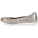Taupe Sue Met Casual Closed Ballerinas Ballerine Pelle Scarpe Donna Oro Eu 36, 9-22151-20-354 - Foto miniatura 3