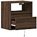 Mobili TV a Parete con Luci LED 2pz Rovere Marrone 41x31x45 cm - Foto miniatura 4