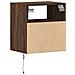 Mobili TV a Parete con Luci LED 2pz Rovere Marrone 41x31x45 cm - Foto miniatura 6