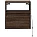 Mobili TV a Parete con Luci LED 2pz Rovere Marrone 41x31x45 cm - Foto miniatura 9