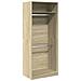 Armadio Rovere Sonoma 80x50x200 Cm In Legno Multistrato - Foto miniatura 2