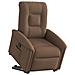 Poltrona Alzapersona Reclinabile Marrone In Tessuto - Foto miniatura 1