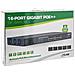 PoE++ Gigabit Network Switch 16 porte, 1Gb /s, 2xSFP, 19"1U (incl. staffe) - Foto miniatura 2