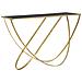 Tavolo Consolle Mf620 - Oro - Metallo - 120x40x79 Cm - Foto miniatura 1