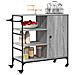 Carrello da Cucina Grigio Sonoma 87,5x38,5x84,5 cm Multistrato - Foto miniatura 5
