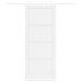 "Porta Scorrevole  con Set di Hardware Bianca 83x211 cm in Legno di Pino Massello, Porta Interna  ""ORKDAL"" Bianca 83x211x4 cm in Legno di Pino Massello" - Foto miniatura 4
