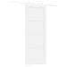 "Porta Scorrevole  con Set di Hardware Bianca 83x211 cm in Legno di Pino Massello, Porta Interna  ""ORKDAL"" Bianca 83x211x4 cm in Legno di Pino Massello" - Foto miniatura 6