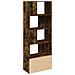 Libreria Rovere Fumo 70x36x189 cm in Legno Multistrato - Foto miniatura 4