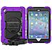 Custodia Per Samsung Galaxy Tab A8 10.5"" Con Tracolla Viola - Foto miniatura 2