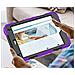 Custodia Per Samsung Galaxy Tab A8 10.5"" Con Tracolla Viola - Foto miniatura 3