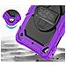 Custodia Per Samsung Galaxy Tab A8 10.5"" Con Tracolla Viola - Foto miniatura 4