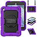Custodia Per Samsung Galaxy Tab A8 10.5"" Con Tracolla Viola - Foto miniatura 1