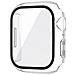 Custodia Protettiva Trasparente In Pc E Vetro Temperato Compatibile Con Apple Watch 4/5/6 44mm - Foto miniatura 7
