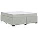 Struttura letto con materasso Grigio chiaro 180 x 200 cm - Foto miniatura 1