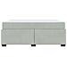 Struttura letto con materasso Grigio chiaro 180 x 200 cm - Foto miniatura 7