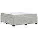 Struttura letto con materasso Grigio chiaro 180 x 200 cm - Foto miniatura 9