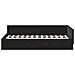 Cornice del letto ad angolo Altro con testiera Nero 80 x 200 cm - Foto miniatura 5