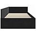 Cornice del letto ad angolo Altro con testiera Nero 80 x 200 cm - Foto miniatura 6