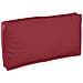 Cuscino per seduta / schienale pallet Rosso Vino 120 x 60 x 12 cm - Foto miniatura 1