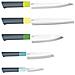 Set Di 5 Coltelli Duo Design Moderno E Funzionale Ideale Per Tagli Precisi Resistenti E Pratici Perfetti Per La Cucina Colore Elegante - Foto miniatura 2
